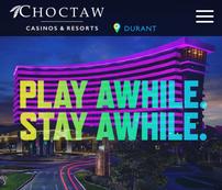 Choctaw Casino and Resort Getaway for Two 202//173